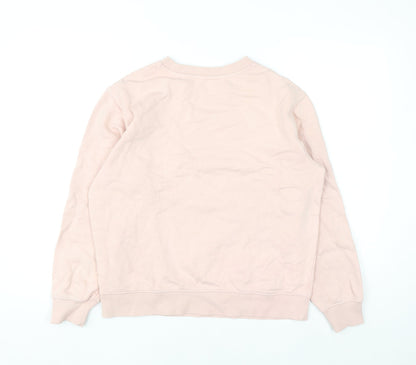 Marks and Spencer Women Pink Small Pullover Sweatshirt
