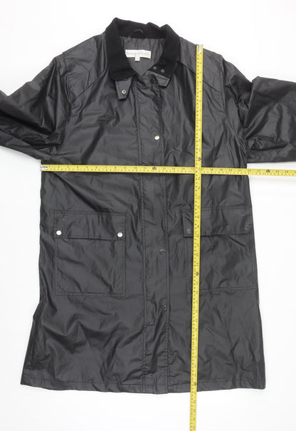Clodagh Callaghan Women’s Black Size 16 Rain Coat Waterproof Long Jacket