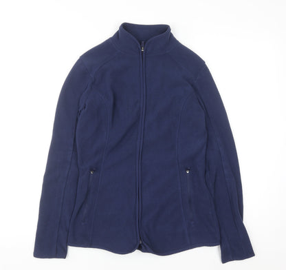 Dunnes Stores Women's Navy Full Zip Fleece Sweatshirt XS