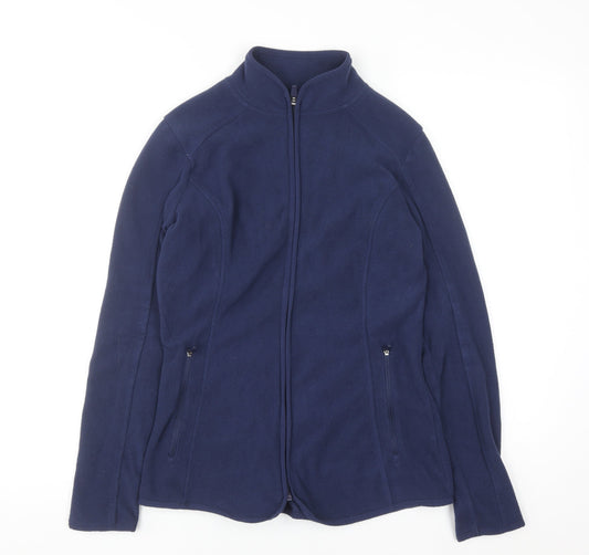 Dunnes Stores Women's Navy Full Zip Fleece Sweatshirt XS