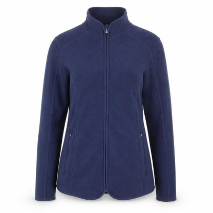 Dunnes Women's Navy Full Zip Fleece Sweatshirt XS