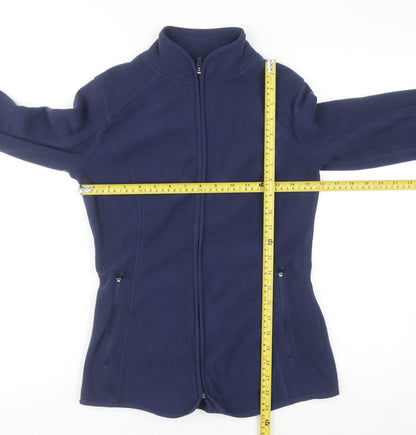 Dunnes Stores Women's Navy Full Zip Fleece Sweatshirt XS