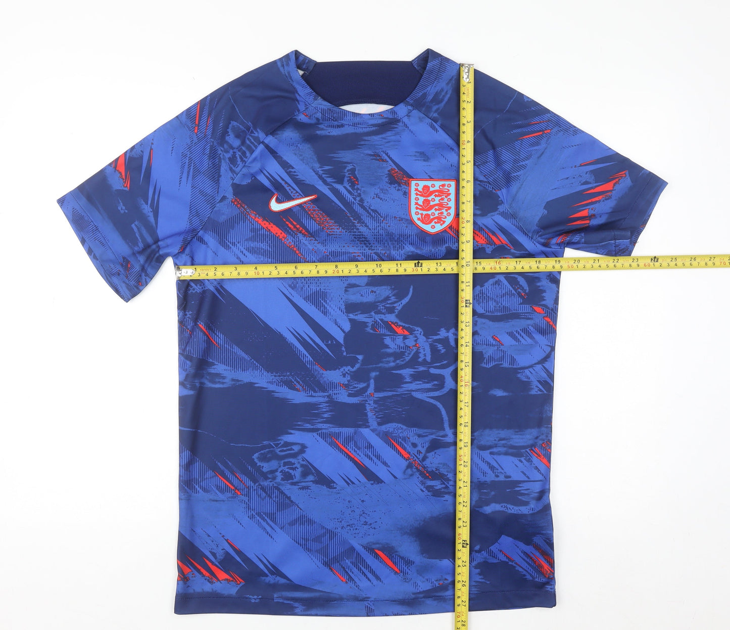 Nike Men's Blue England Football T-Shirt Medium Dri-FIT Sportswear