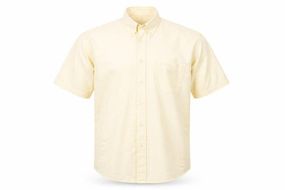 Ben Sherman Men’s Beige Oxford Short Sleeve Polo Shirt M