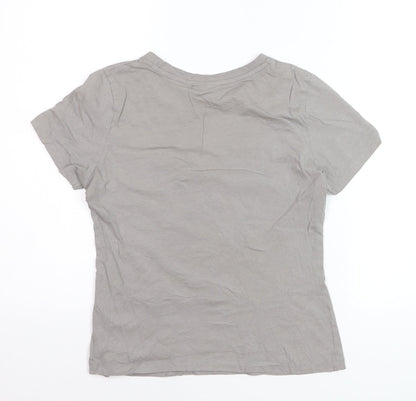 Guns N' Roses Girls Grey Graphic Band T-Shirt Small 10-12 Years