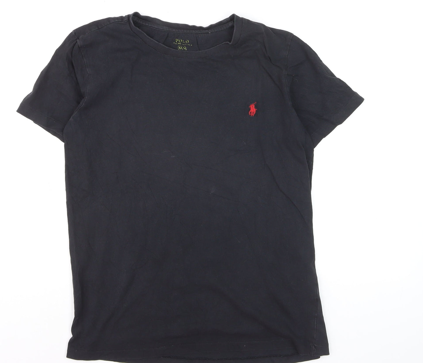 Ralph Lauren Men's Black Slim Fit Cotton T-Shirt M
