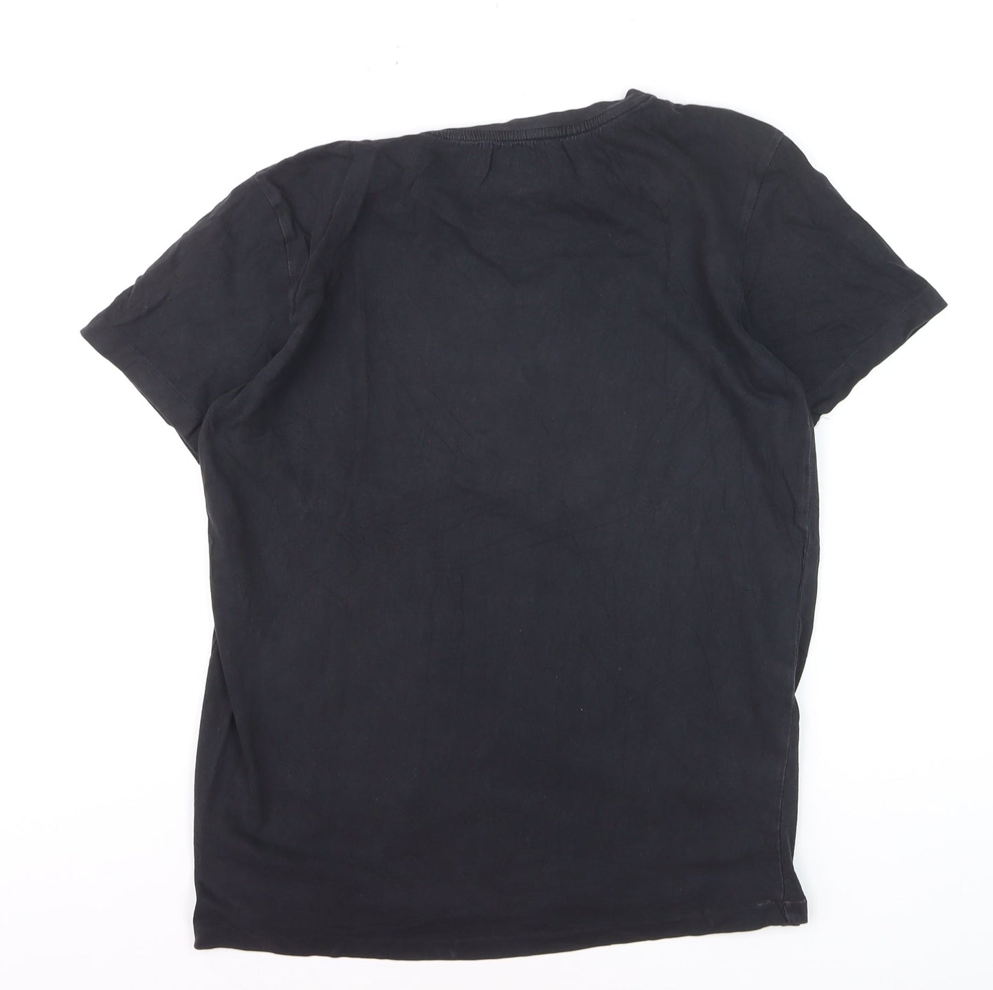 Ralph Lauren Men's Black Slim Fit Cotton T-Shirt M