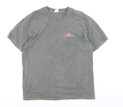 Urban Outfitters Men’s Grey Graphic Art Relaxed Fit T-Shirt Size M