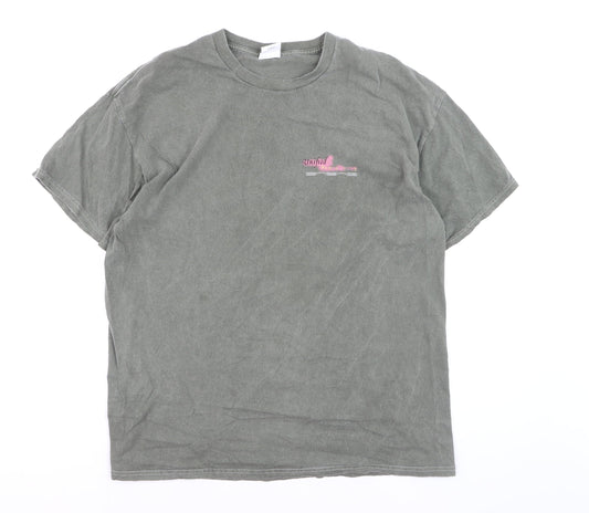 Urban Outfitters Men’s Grey Graphic Art Relaxed Fit T-Shirt Size M