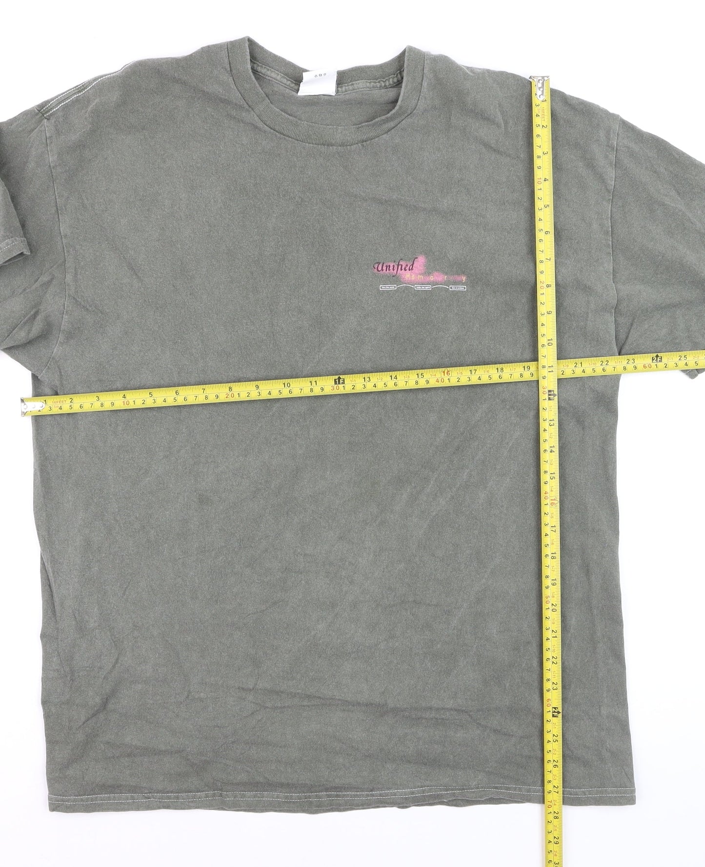 Urban Outfitters Men’s Grey Graphic Art Relaxed Fit T-Shirt Size M