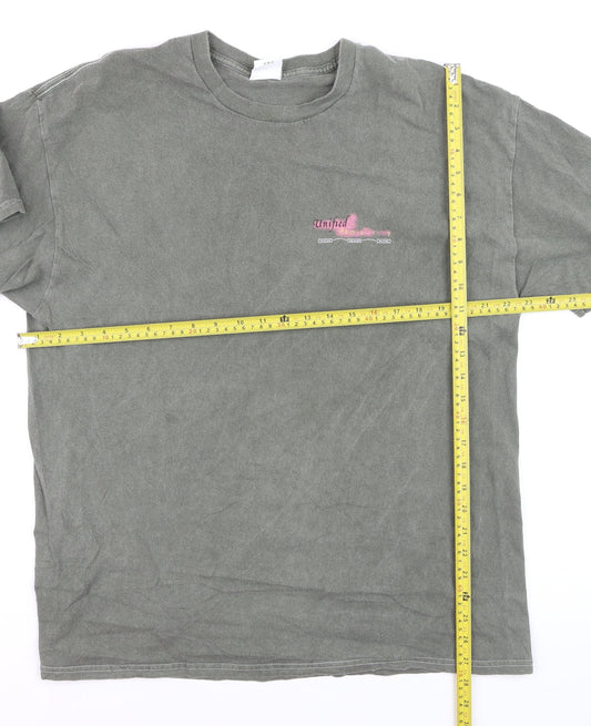 Urban Outfitters Men’s Grey Graphic Art Relaxed Fit T-Shirt Size M