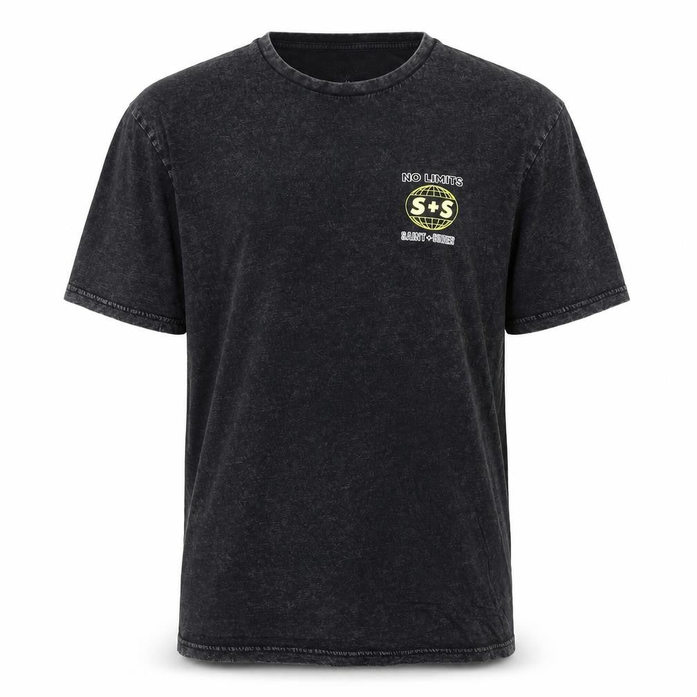 Saint + Sinner Men's Black S Graphic Print Crew Neck T-Shirt