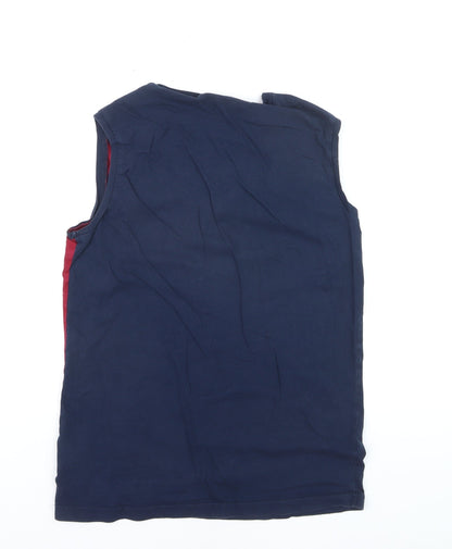 LC Waikiki Men's Blue Classic Sleeveless Casual Top Size S