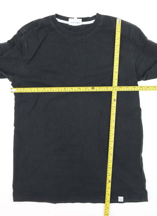 Norse Projects Men's Black XL Long Sleeve Cotton Crew Neck Top