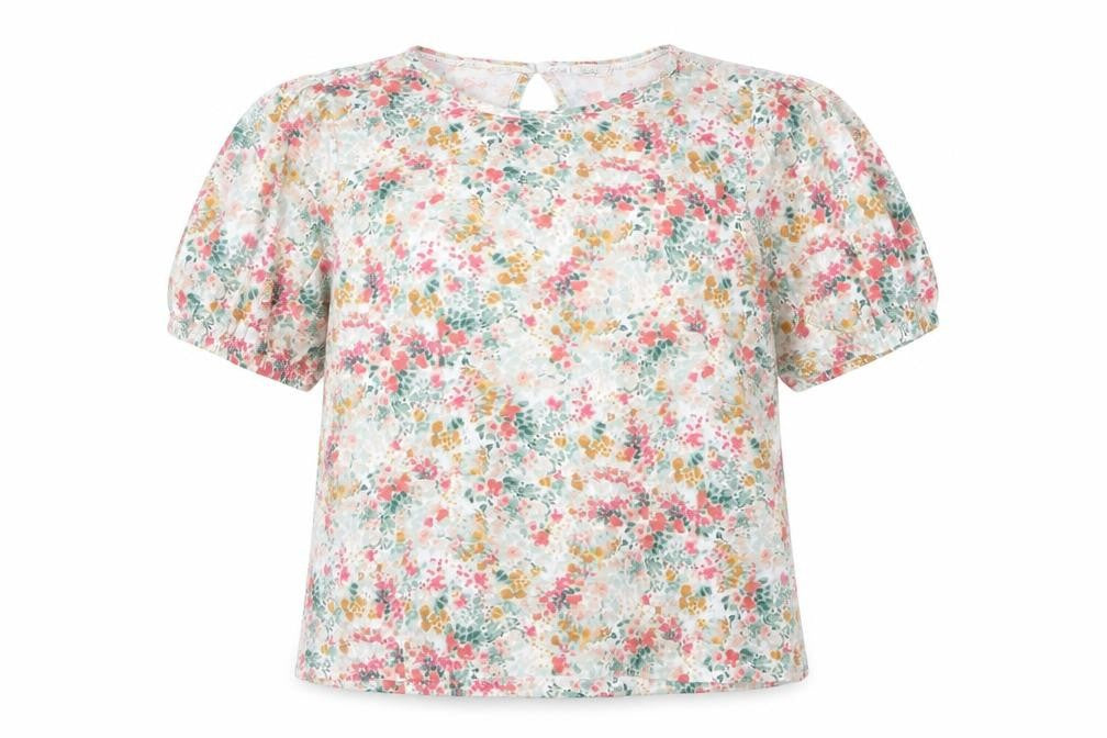 Fat Face Womens Multicoloured Floral Cotton Tunic Blouse Size 18