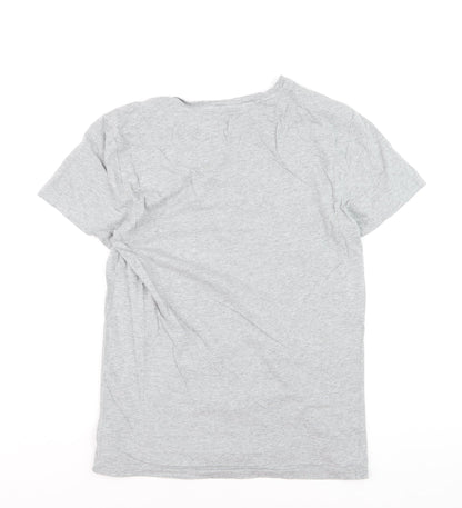 Polo Ralph Lauren Men's Grey Crew Neck Cotton T-Shirt M