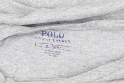 Polo Ralph Lauren Men's Grey Crew Neck Cotton T-Shirt M