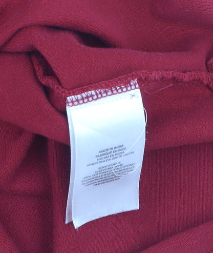 Ralph Lauren Men's Red Slim Fit Polo Shirt Size M Cotton