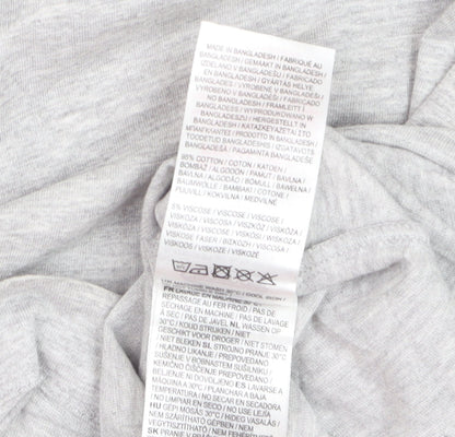 Slazenger Men's Grey XL Crew Neck Short Sleeve Cotton T-Shirt