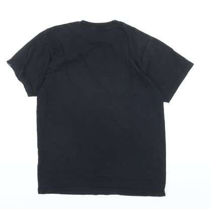 Vans Men's Black Classic Fit Cotton Crew Neck T-Shirt Size M