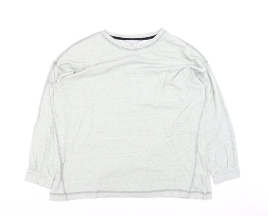 Next Women Grey Long Sleeve Basic Jersey T-Shirt Size 20