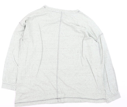 Next Women Grey Long Sleeve Basic Jersey T-Shirt Size 20