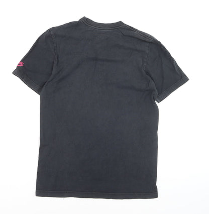 Nike Womens Black Graphic T-Shirt Small Short Sleeve Sportswear