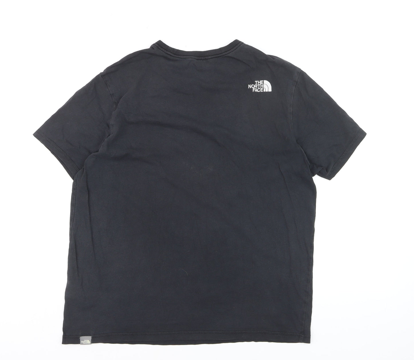 The North Face Men's Black Cotton Crew Neck T-Shirt L