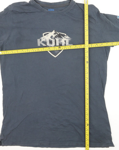 Kuhl Men's Blue Short Sleeve Organic Cotton Graphic T-Shirt Size M