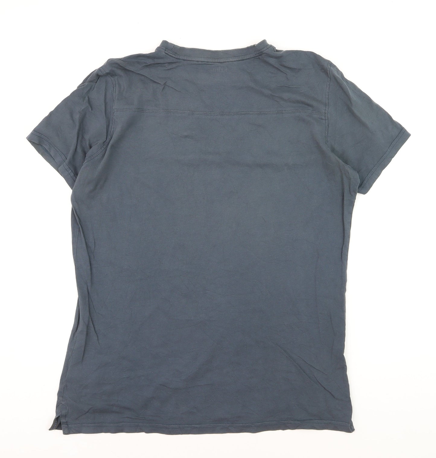 Kuhl Men's Blue Short Sleeve Organic Cotton Graphic T-Shirt Size M