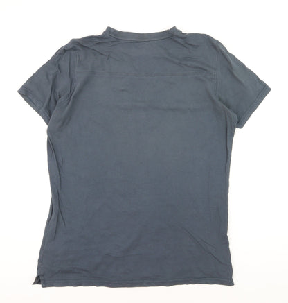 Kuhl Men's Blue Short Sleeve Organic Cotton Graphic T-Shirt Size M
