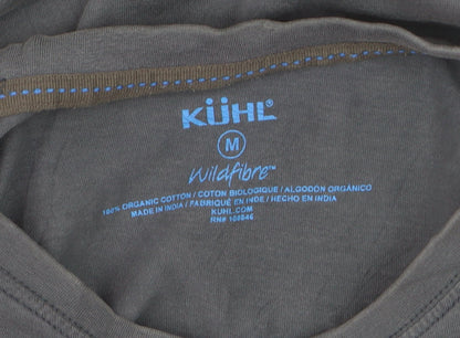 Kuhl Men's Blue Short Sleeve Organic Cotton Graphic T-Shirt Size M