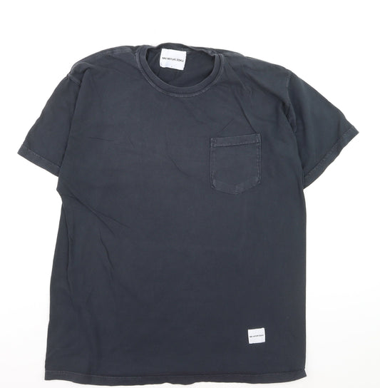 MKI Miyuki Zoku Men's Black Cotton Crew Neck T-Shirt Size L