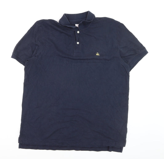 Brooks Brothers Men's Blue XL Original Fit Performance Polo Shirt