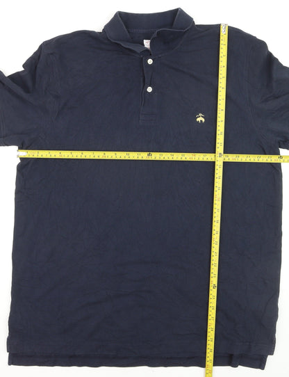 Brooks Brothers Men's Blue XL Original Fit Performance Polo Shirt