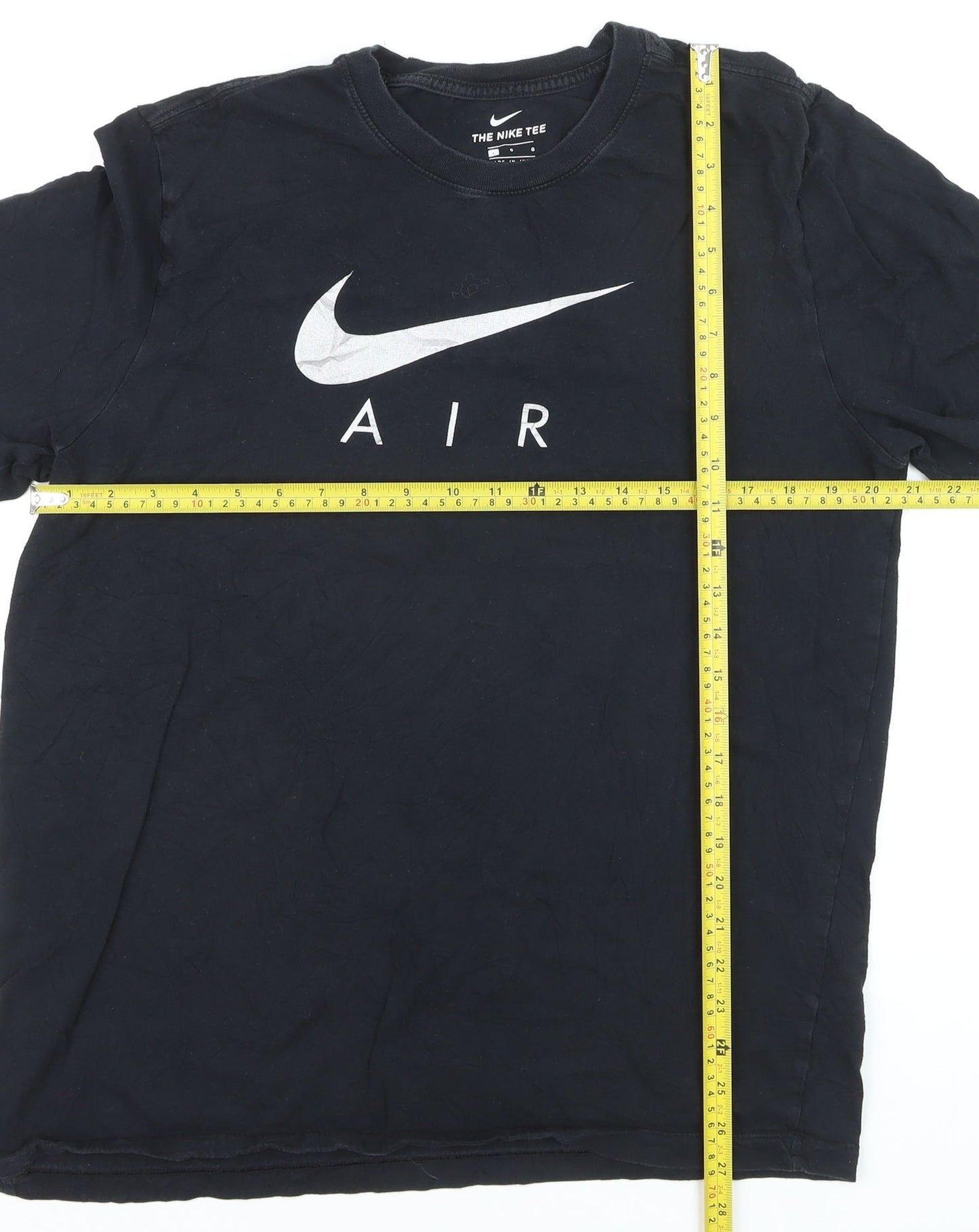 Nike Men's Black Air Logo Crew Neck Short Sleeve T-Shirt Size L