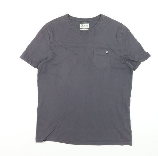Penfield Men's Grey Cotton Crew Neck Short Sleeve T-Shirt Size M