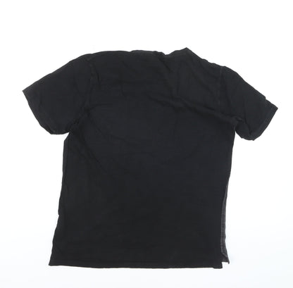 ONLY & SONS Men's Black Colourblock Slim Fit T-Shirt L
