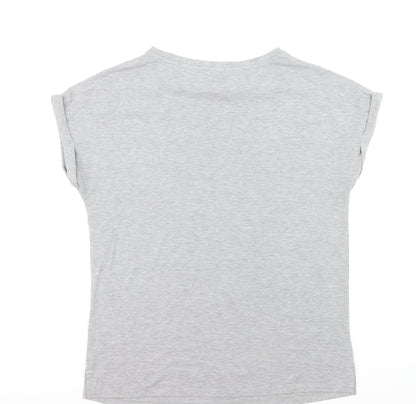 Sonder Studio Women's Grey Beaded Star T-Shirt Size S