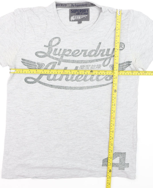 Superdry Men's Grey Athletic Graphic T-Shirt Size M