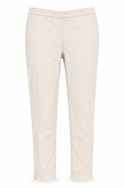 H&M Womens Beige Chino Trousers Size 8 Slim Fit Stretch