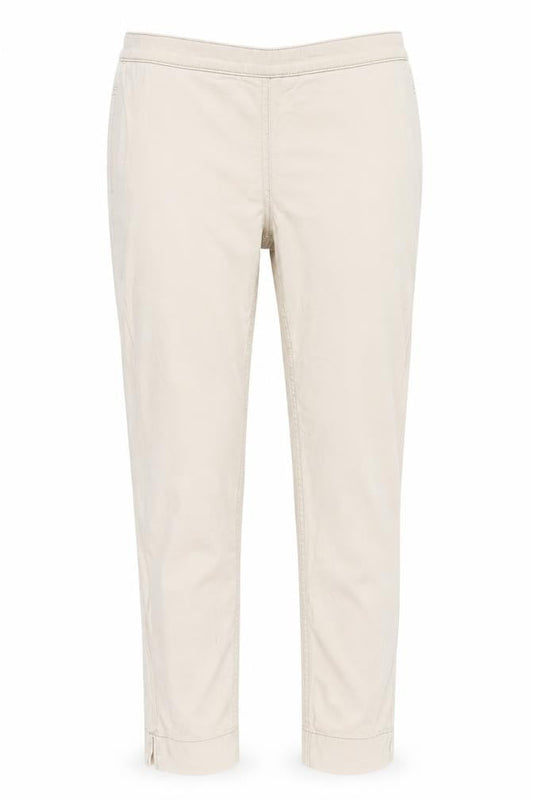 H&M Womens Beige Chino Trousers Size 8 Slim Fit Stretch