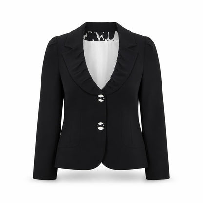 Kate Cooper Women's Black Size 14 Tailored Blazer Jacket