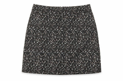 DKNY Women’s Black Geometric Pencil Skirt Size 10 Stretch Twill