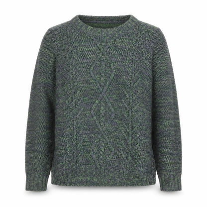 Mountain Warehouse Womens Green Cable-Knit Jumper Size 12