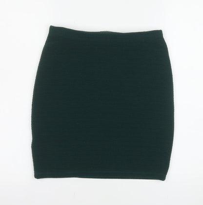 New Look Women's Green Size 10 Pencil Stretch Skirt