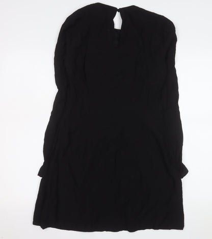 Zara Women Black Knee Length Sheath Dress Size 12