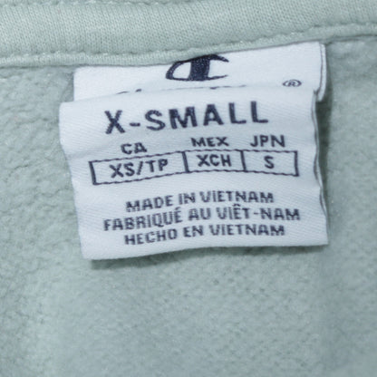 Champion Women's Light Green XS Pullover Hoodie Sweatshirt