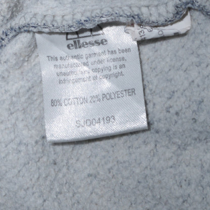Ellesse Men Grey Pullover Hoodie M Regular Fit Logo Sportswear