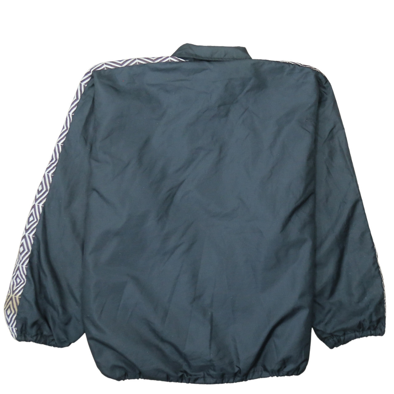 Umbro Men's Black L Lightweight Retro Windbreaker Sports Jacket